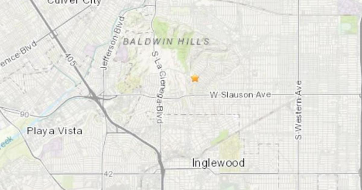 A 2.8 magnitude earthquake struck Windsor Hills Tuesday morning