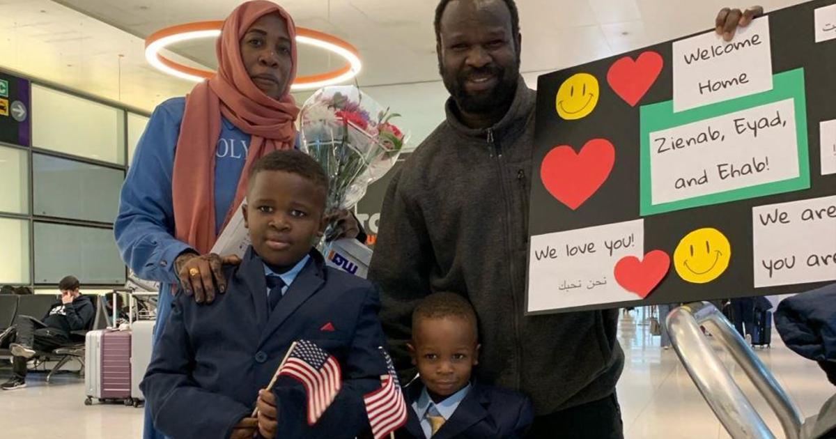U.S. family finally reunited after escaping Sudan's year-long civil war