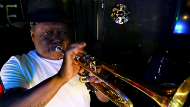  
Kermit Ruffins advocates for gun violence awareness after personal tragedy 
Trumpeter Kermit Ruffins has performed around the world, but he's sharing how a personal tragedy involving gun violence has impacted his family and music. 
3H ago