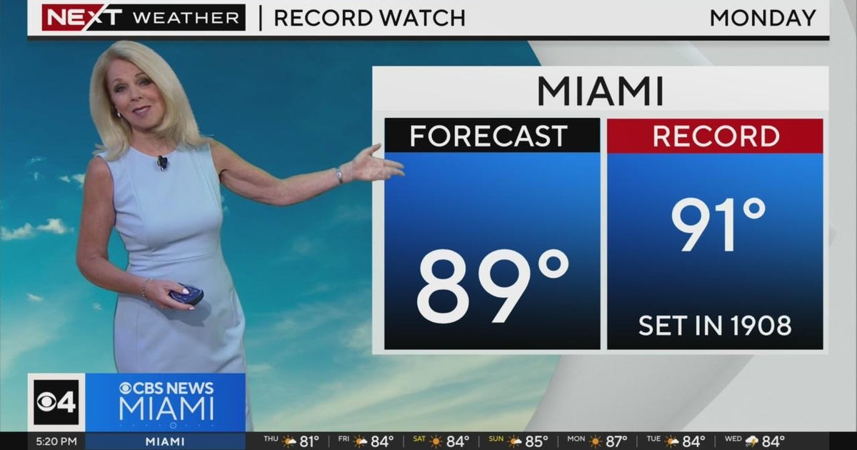 Miami weather for Thursday 4/18/24 5PM - CBS Miami