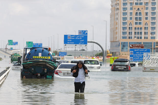Dubai's Record Rainfall Forces Flight Diversions and Floods City 