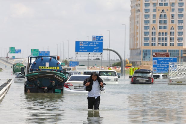 Dubai's Record Rainfall Forces Flight Diversions and Floods City