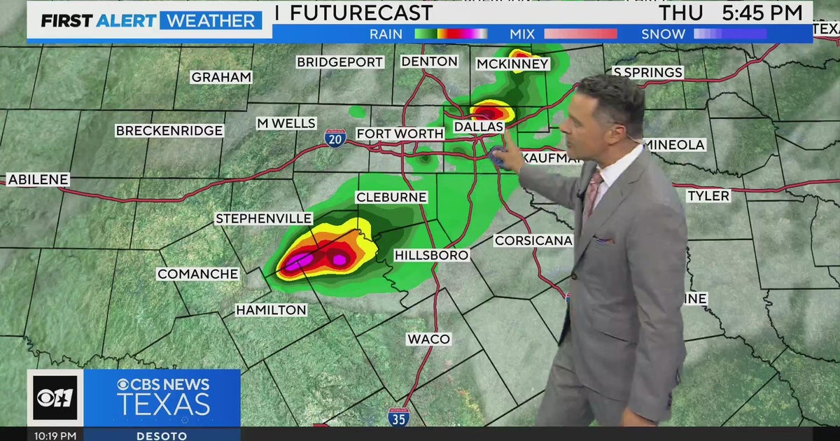 Potential for strong to significant storms Thursday - CBS Texas