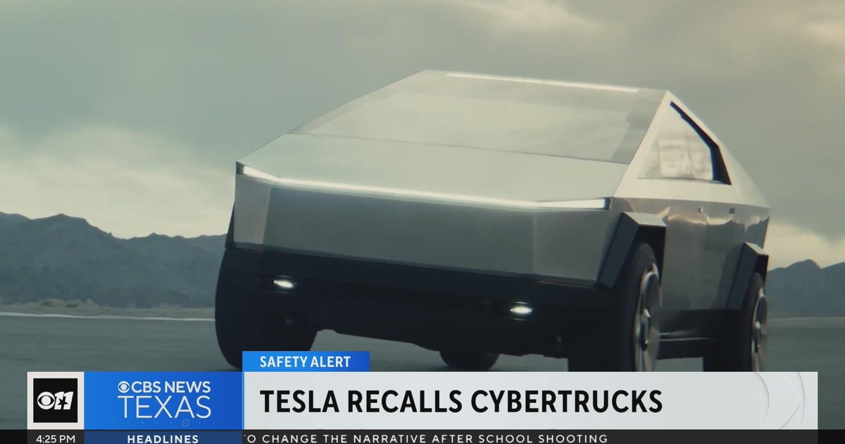 Tesla recalls nearly 4,000 Cybertrucks - CBS Texas