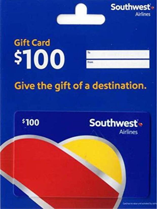Southwest Airlines gift card 
