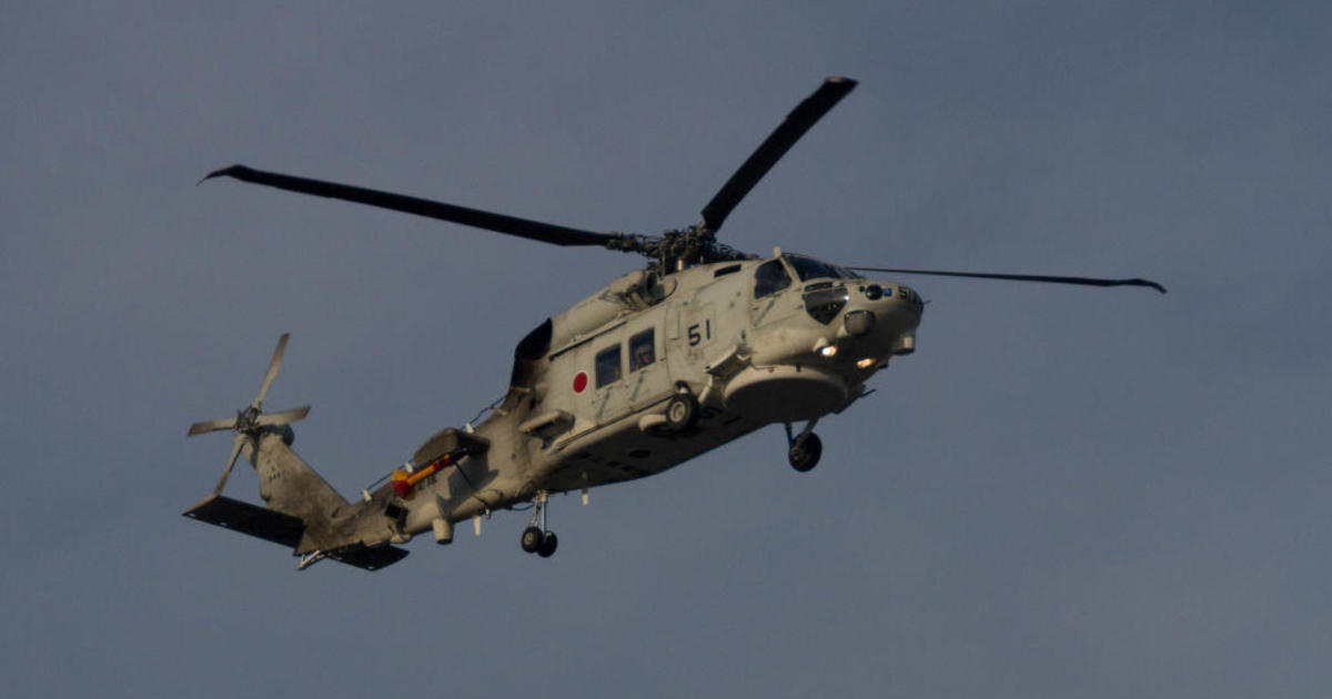One dead, 7 missing after 2 Japanese navy choppers crash in Pacific