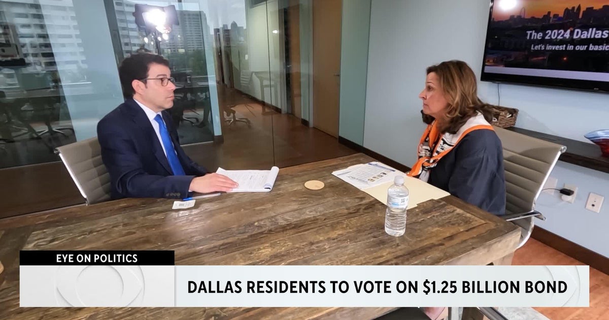 Dallas voters consider $1.25 billion bond for upgrades to city streets and facilities in May 4 election - CBS Texas