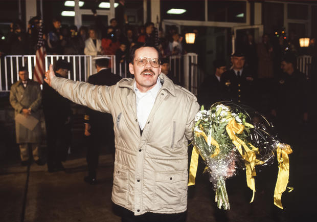 Terry Anderson after being released 