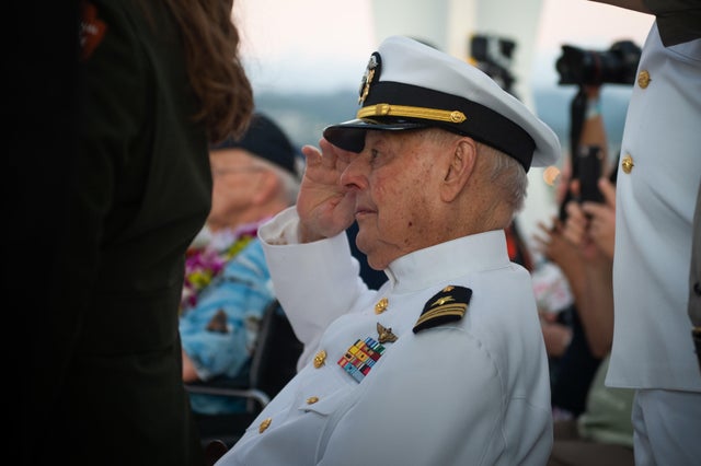 Lauren Bruner interred at USS Arizona Memorial