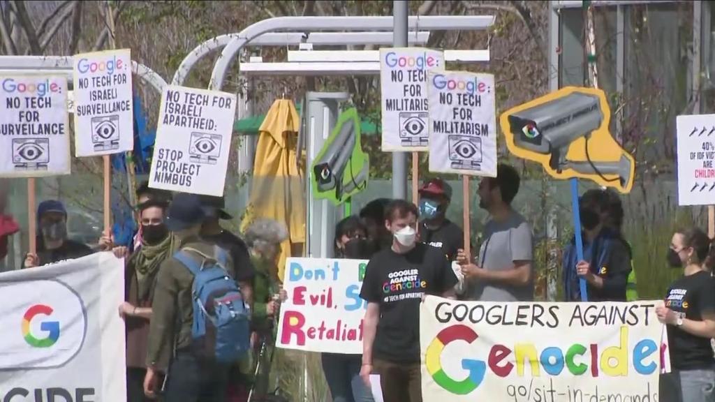 Google fires additional employees following protests targeting Israeli
government contract