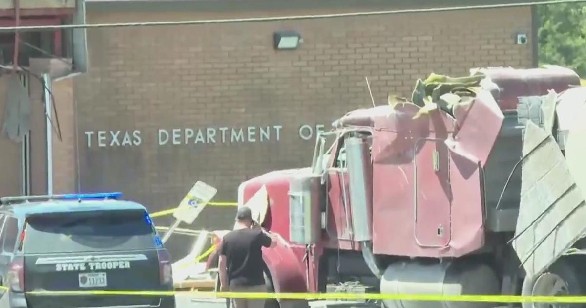Second person dies from semi-truck crash into Brenham DPS office – CBS News