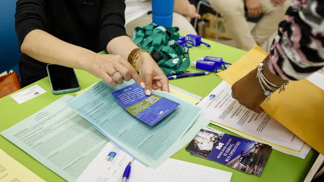 Job Seekers Attend A Miami-Dade County Career Fair 