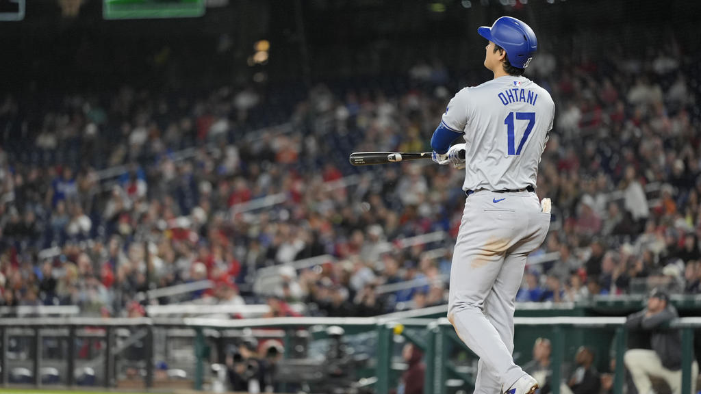 Shohei Ohtani hits 450-foot homer into second deck at Nationals Park
in Dodgers' 4-1 win