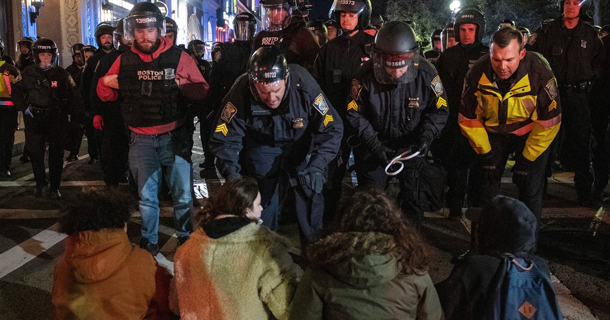 Emerson College protests broken up by Boston police, 108 arrested at pro-Palestinian camp, 4 officers hurt Emerson College protests broken up by Boston police, 108 arrested at pro-Palestinian camp, 4 officers hurt