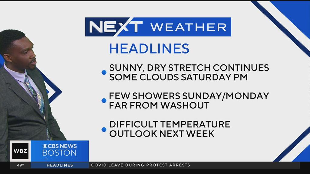 Next Weather: WBZ midday forecast for April 26, 2024