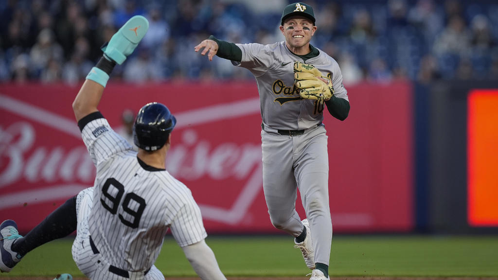 Miller retires Judge to finish first 4-out save as Athletics beat
Yankees for 4-game split