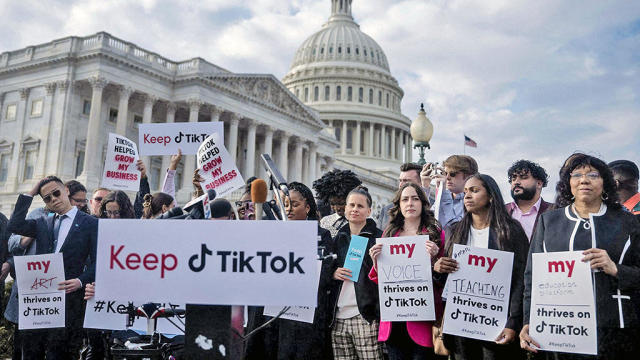 TikTok Supporters on Capitol Hill 