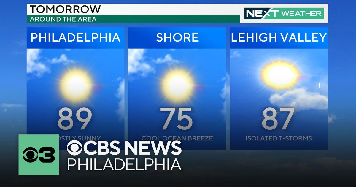 NEXT Weather: A very warm end to April in Philadelphia - CBS Philadelphia