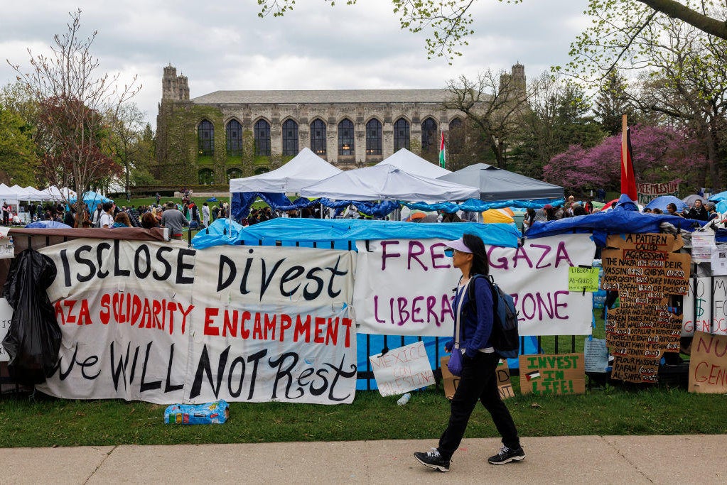 Protests over Israel-Hamas war continue at college campuses across the ...