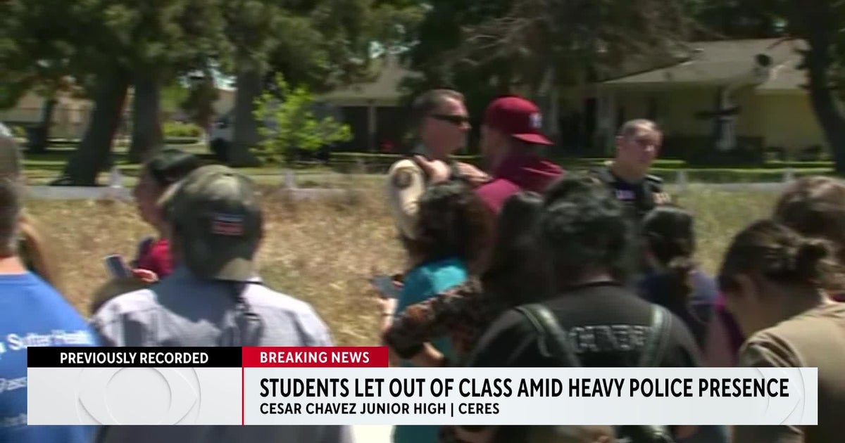 Officers swarm Ceres school after report of shooting