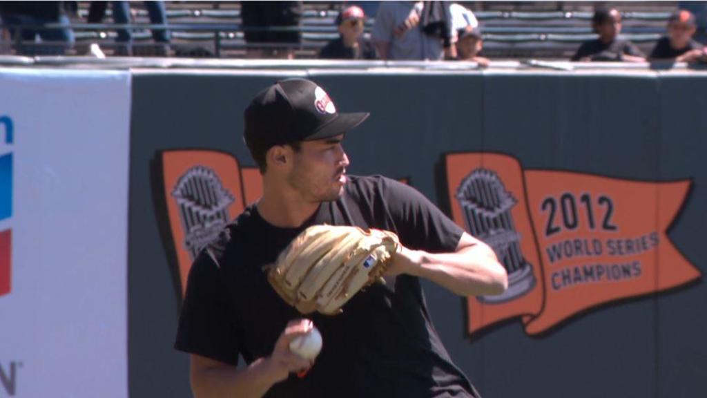 Game Day: New Giants pitcher Mitch White living out his childhood
dream