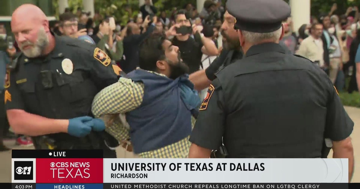 Law enforcement mobilizing at UT Dallas campus - CBS Texas