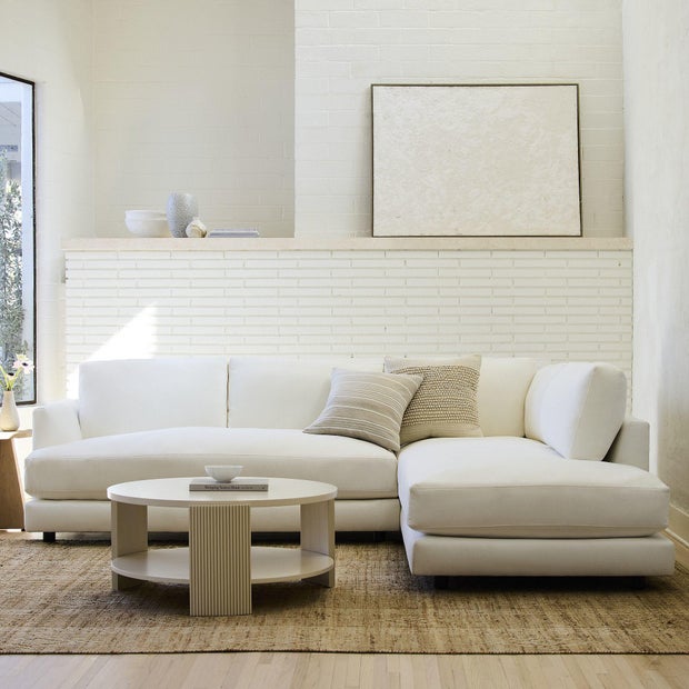 West Elm Haven 2-Piece Bumper Chaise Sectional