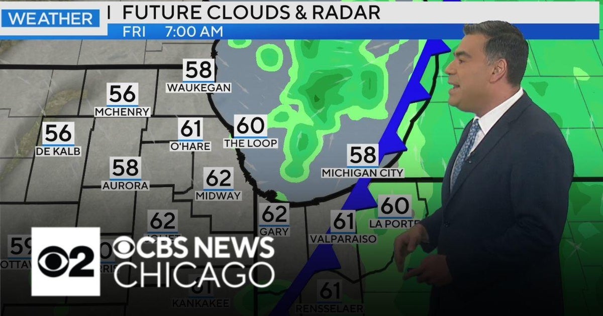 Rain showers level off Friday morning - CBS Chicago