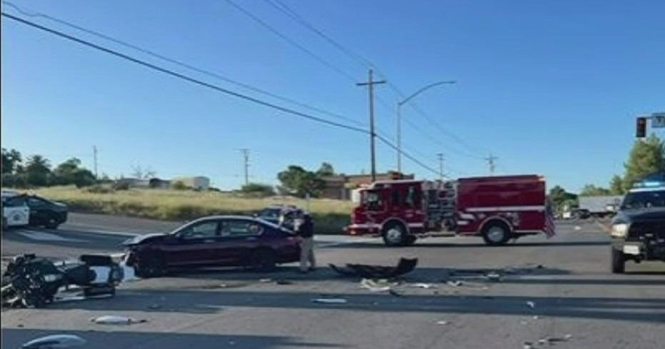 CHP officer hospitalized after crash in Auburn