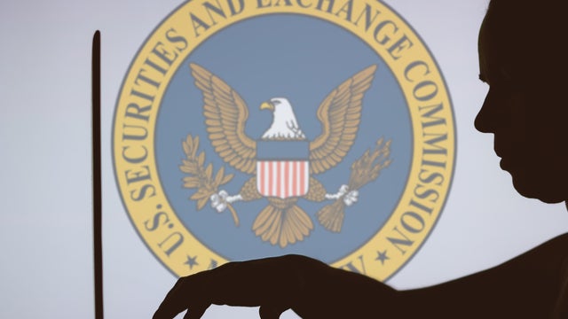In this photo illustration, the U.S. Securities and Exchange