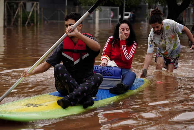 Heavy rains in Brazil