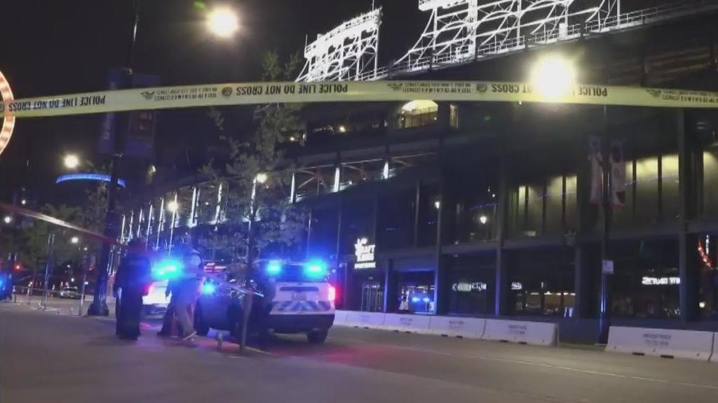 Pair shot in legs outside Chicago's Wrigley Field