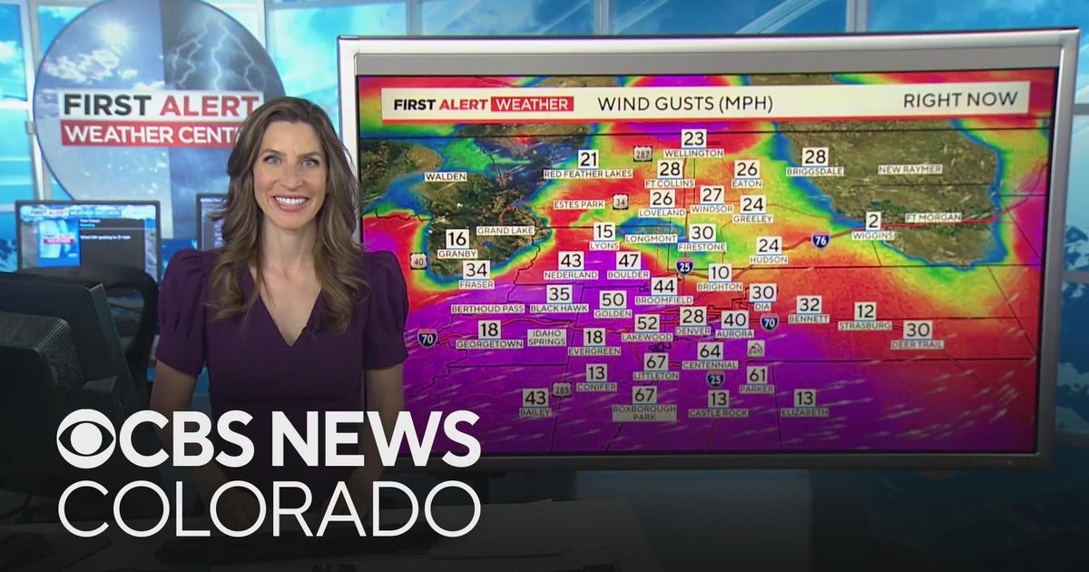 Denver weather: First Alert Weather Day for strong winds - CBS Colorado