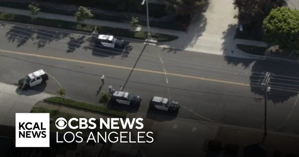 Domestic violence suspect shot and killed by police in Ontario - CBS ...