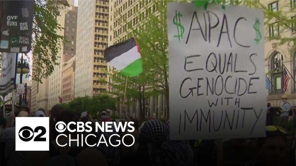 68 arrested after police clear pro-Palestinian protest outside Art
Institute of Chicago