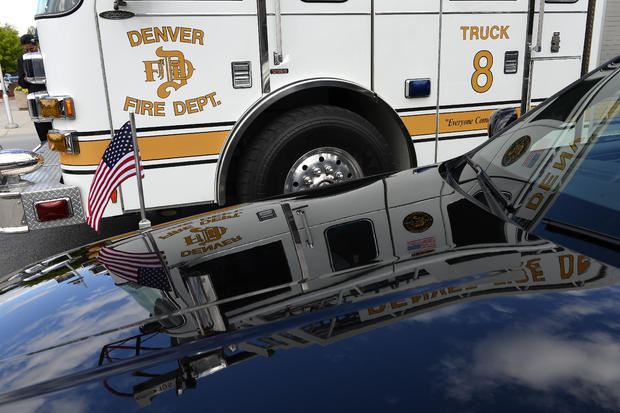 Funeral services for Fallen Denver Fire Department Firefighter John Whelan in Denver, Colorado. 