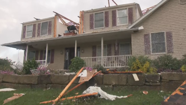 PHOTOS: Homes damaged by tornadoes and storms throughout Ohio and West Virginia 