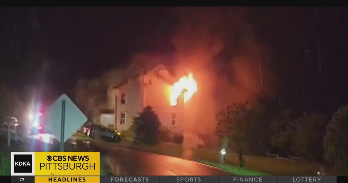 Lightning strike sparks house fire in Westmoreland County - CBS Pittsburgh