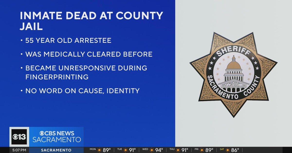 Inmate death investigated at Sacramento County Main Jail - CBS Sacramento