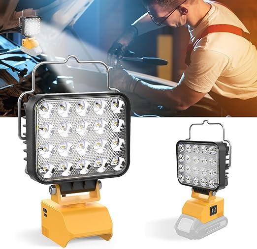 54W LED Work Light for Dewalt 20V Battery 