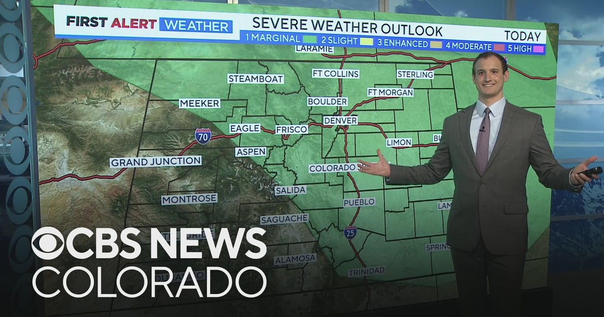 A few severe storms are possible across Colorado - CBS Colorado