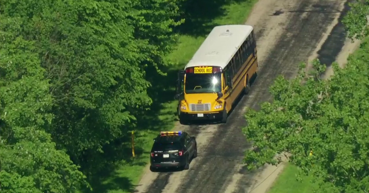 1 dead after motorcycle hits school bus in Will County, Illinois