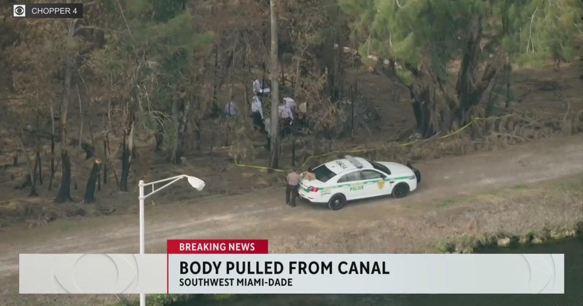 Death investigation underway after body pulled from SW Miami-Dade canal ...