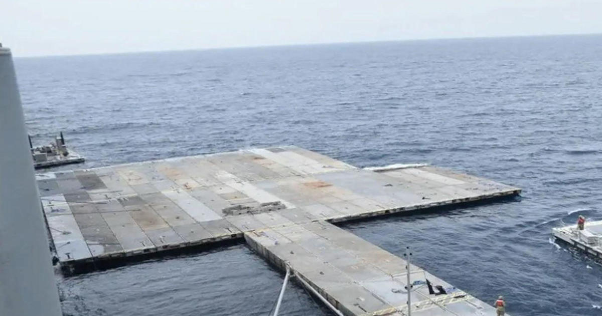 U.S. navy completes work on pier to permit humanitarian help into Gaza