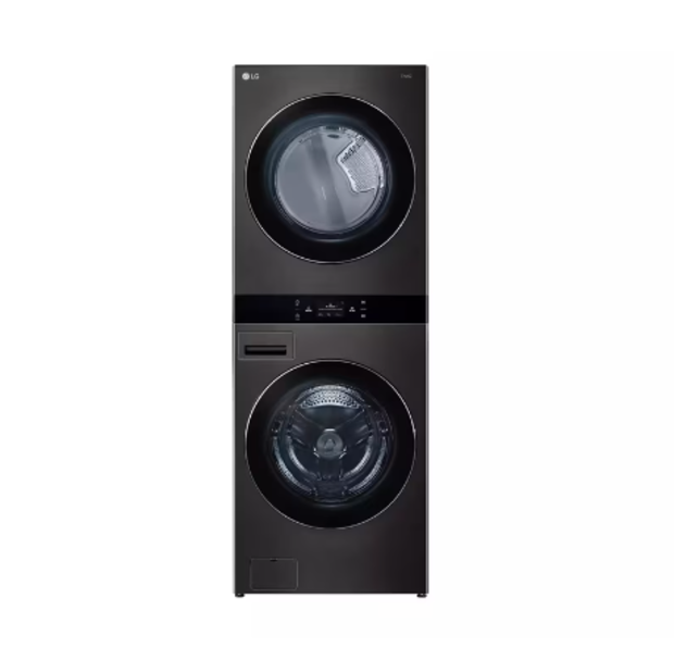 LG Single Unit Front Load LG WashTower with Center Control 5.0 cu.ft. Washer & 7.4 cu.ft. Gas Dryer 