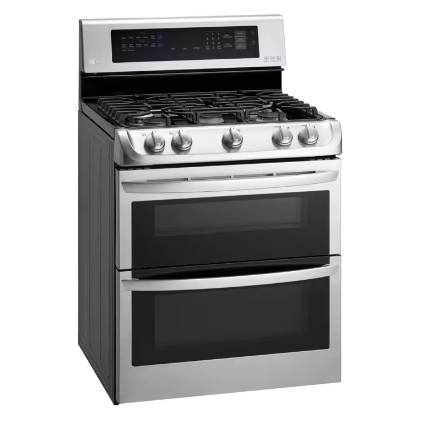 LG 6.9 cu. ft. Gas Double Oven Range with ProBake Convection