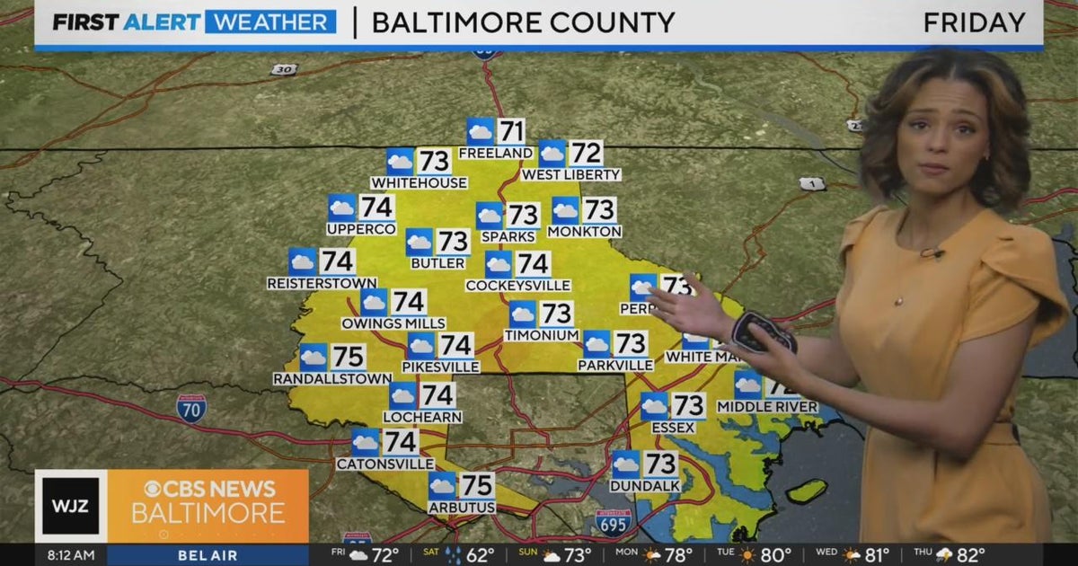 A dry Friday before rain takes over for Preakness weekend - CBS Baltimore