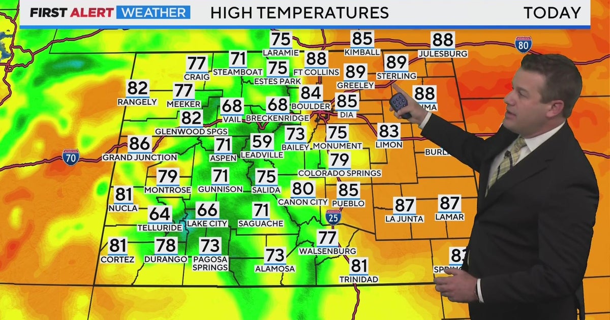 Weak cold front for the weekend brings subtle changes - CBS Colorado
