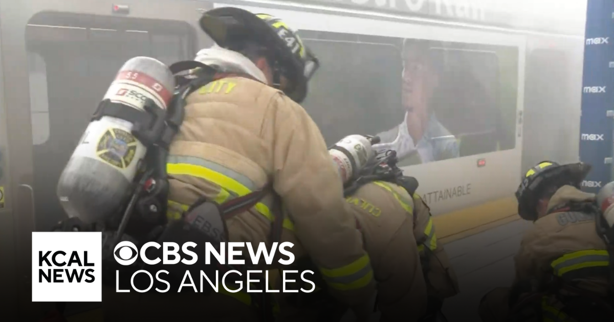 Emergency training exercise held for Metro transit system - CBS Los Angeles