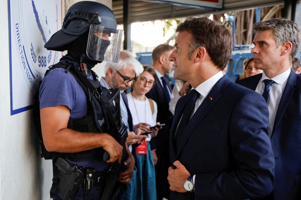 French President Macron visits New Caledonia